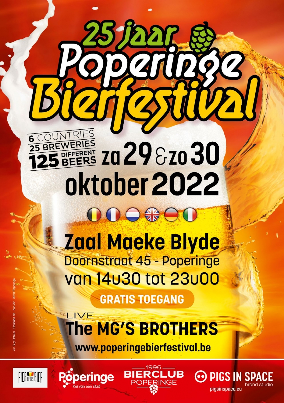 25 JAAR POPERINGE BIERFESTIVAL Belgische Hop